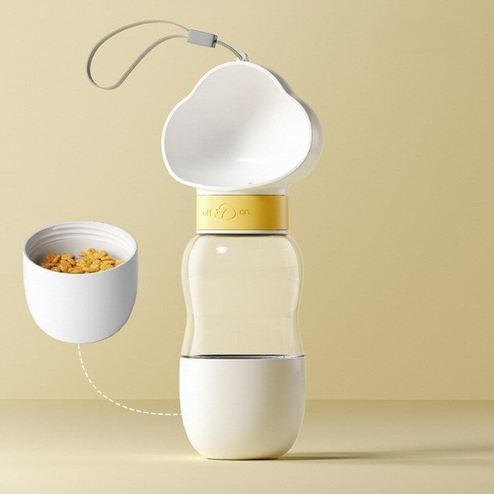 2in1 Smart Pet Portable Water Bottle Feeder | Skanto