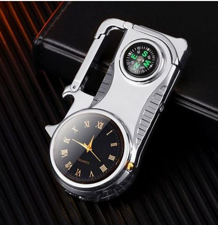 Compass Fire Camping Vindavvisende Lighter Klokke | Skanto