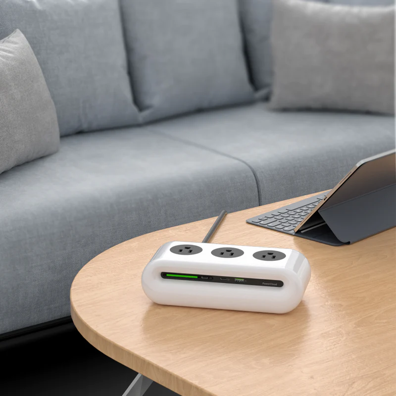 Skanto | PowerCloud USB Skrivebords Laderemne Strømskinne