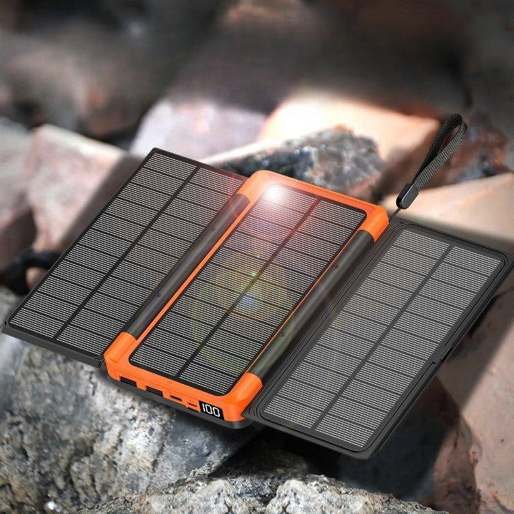 Solar Fast Charging Ultra-Large Capacity Portable Powerbank | Skanto