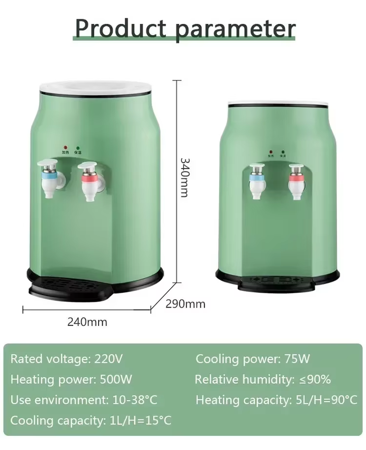 Skanto | Mini Husholdnings Skrivebord Varme Kalde Drikke Dispenser