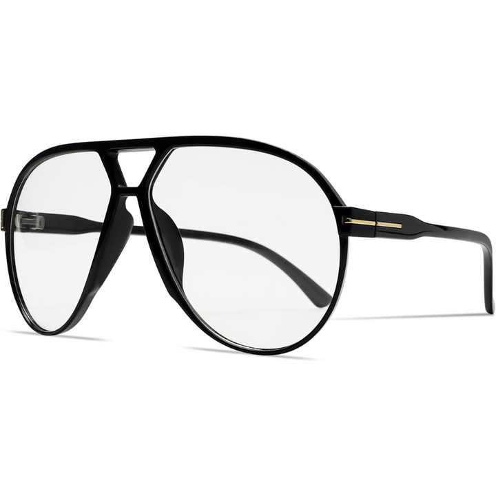 Aviator Oversize Solbriller Retro UV400 | Skanto