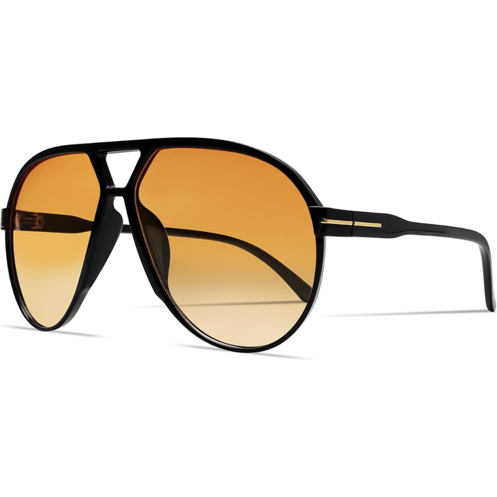 Aviator Oversize Solbriller Retro UV400 | Skanto