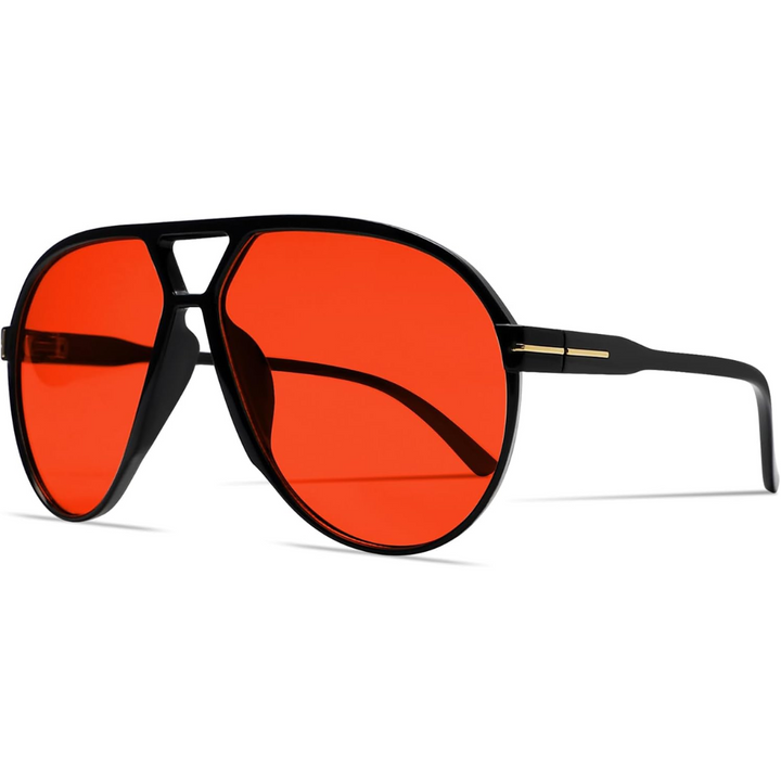 Aviator Oversize Solbriller Retro UV400 | Skanto