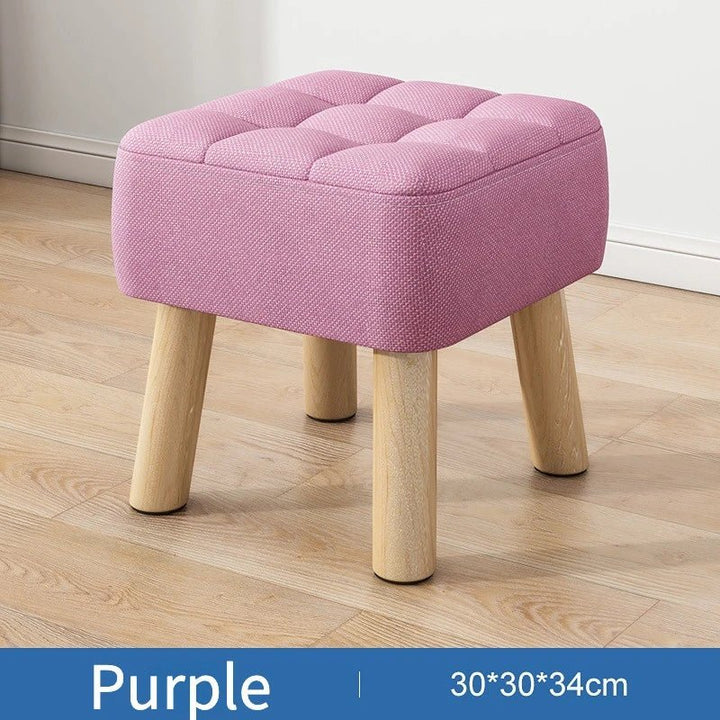 Skanto | Polstret ottoman pult i retro stil i pastellfarger