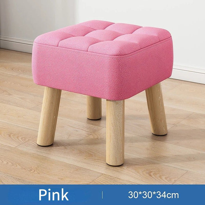 Skanto | Polstret ottoman pult i retro stil i pastellfarger