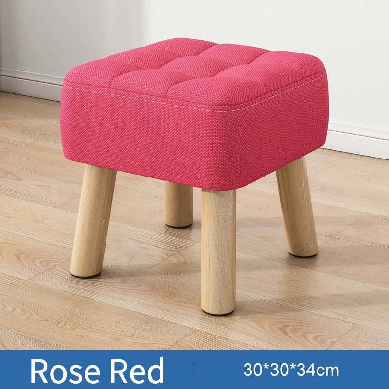Skanto | Polstret ottoman pult i retro stil i pastellfarger