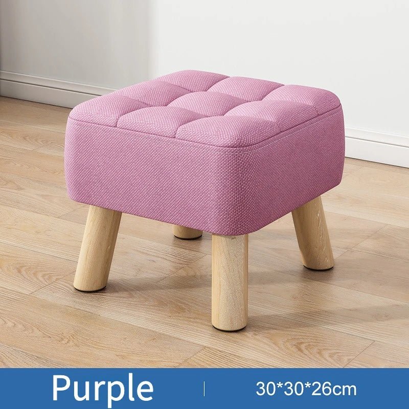 Skanto | Polstret ottoman pult i retro stil i pastellfarger