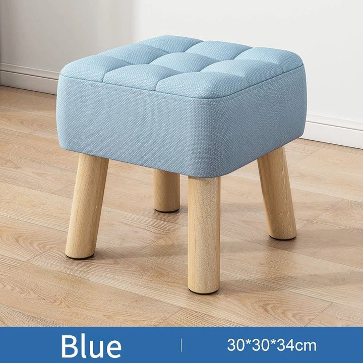 Skanto | Polstret ottoman pult i retro stil i pastellfarger