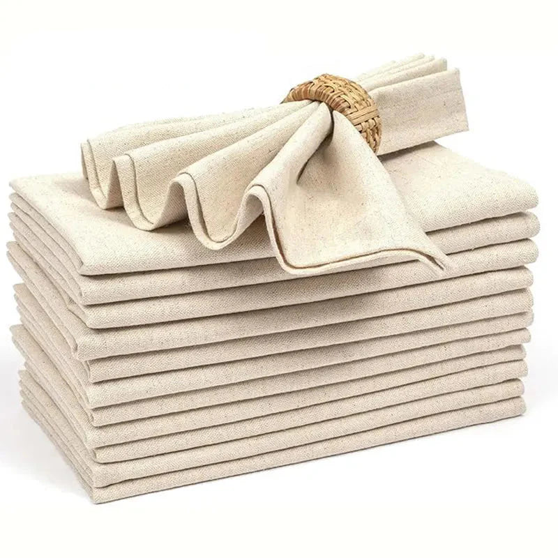 Gjenbrukbare Polyester Bordduk Servietter Tykkede Holdbare Bordservietter | Skanto