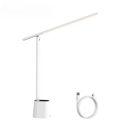 Skanto | Dimmbar LED Skrivebordlampe med Øyebeskyttelse, Justerbar Lysstyrke og Sammenleggbar Design