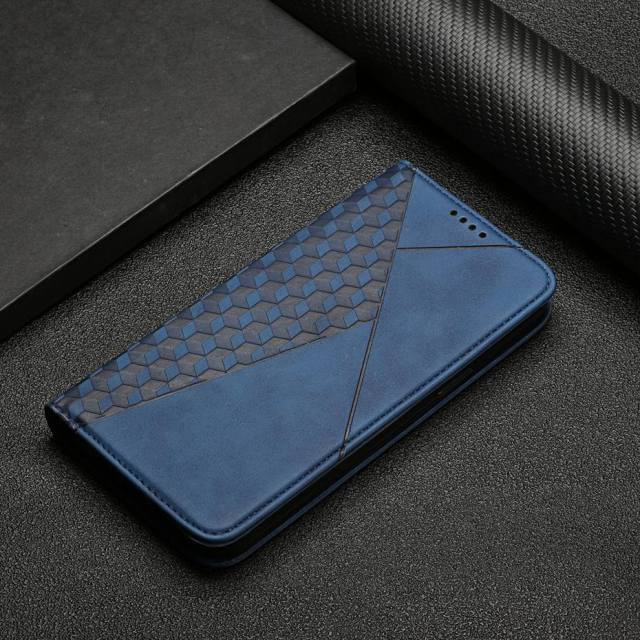 Skanto | Rombe mønster lommebokdeksel for Samsung Galaxy S21/S20