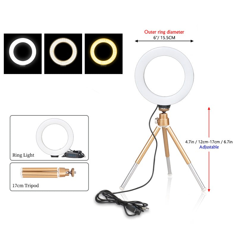 RubyGlow Ring Light – Perfekt Belysning for Foto Skanto
