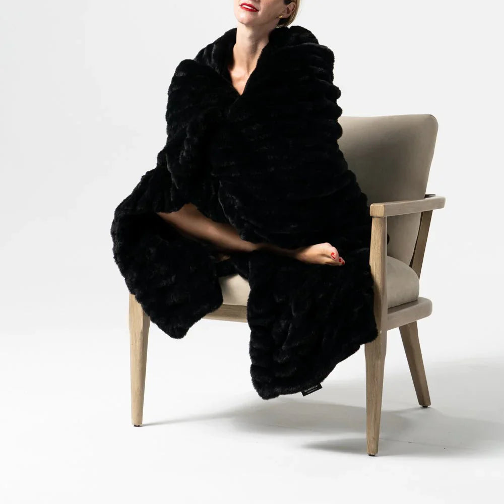 Faux Fur Blanket Ripple | Skanto