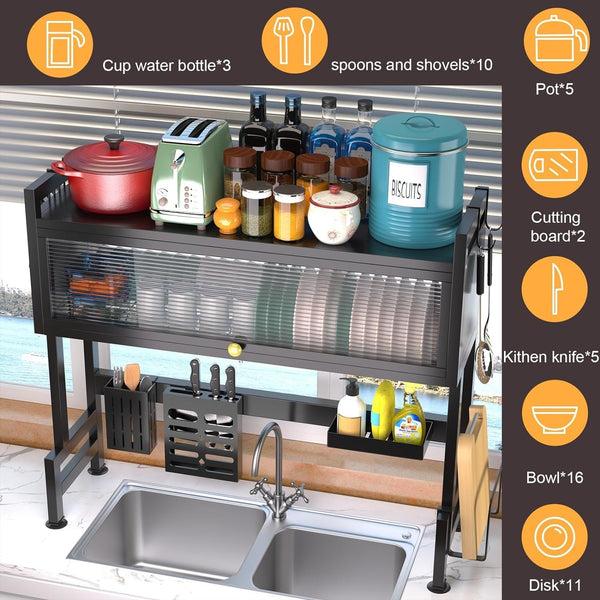 Over The Sink Cabinet Rack Skanto