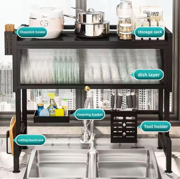 Over The Sink Cabinet Rack Skanto