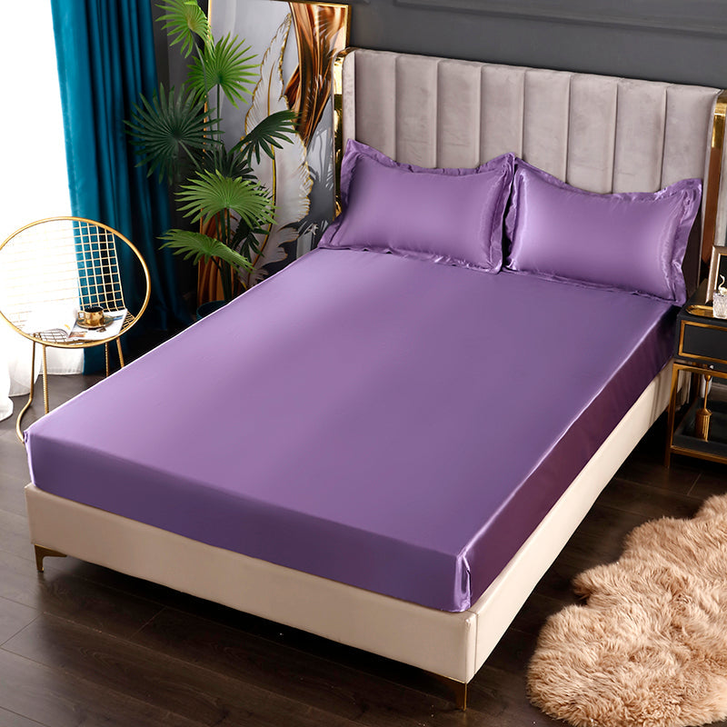 Silke Sateng Elastisk Fitted Ark med GRATIS* Silke Sateng Putetrekk Skanto