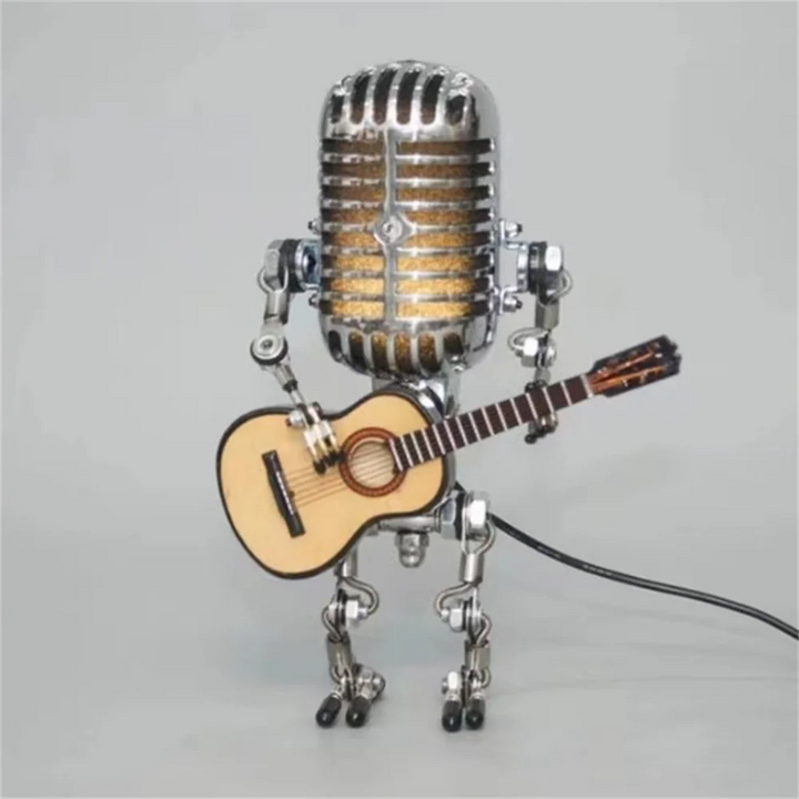 Skanto | Bordlampe med industriell robot gitar design