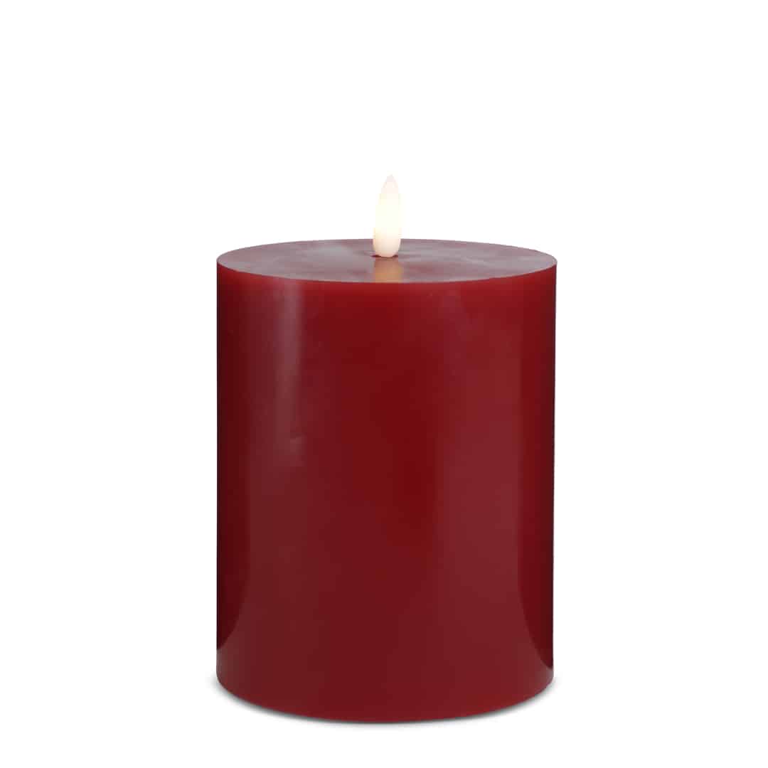 LED lysestake (1 stk) med realistisk 3D flamme 10 x 15 cm | Skanto