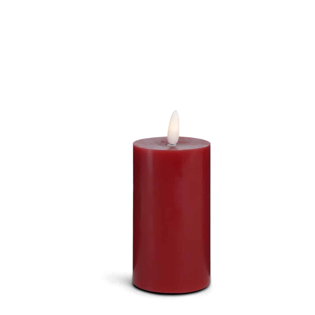 LED-lys (1 stk) med realistisk 3D-flamme 5 x 12,5 cm | Skanto