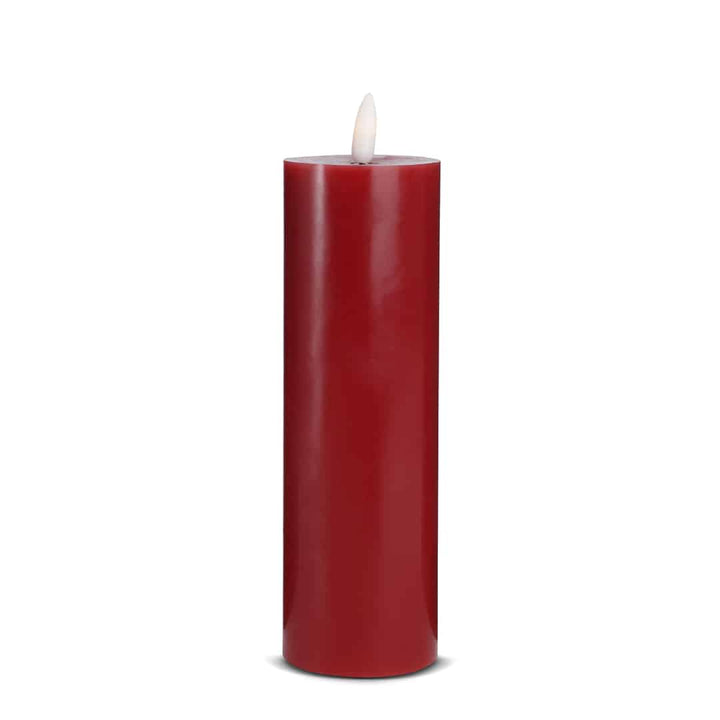 LED Lys (1 stk) med realistisk 3D-flamme 5 x 20 cm | Skanto