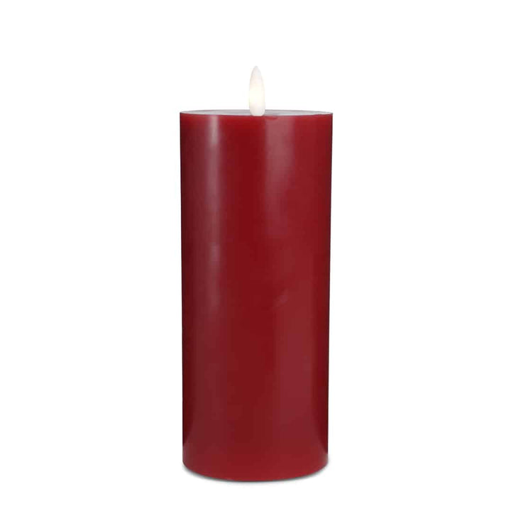 LED-lysestake (1 stk) med realistisk 3D-flamme 7,5 x 20 cm | Skanto