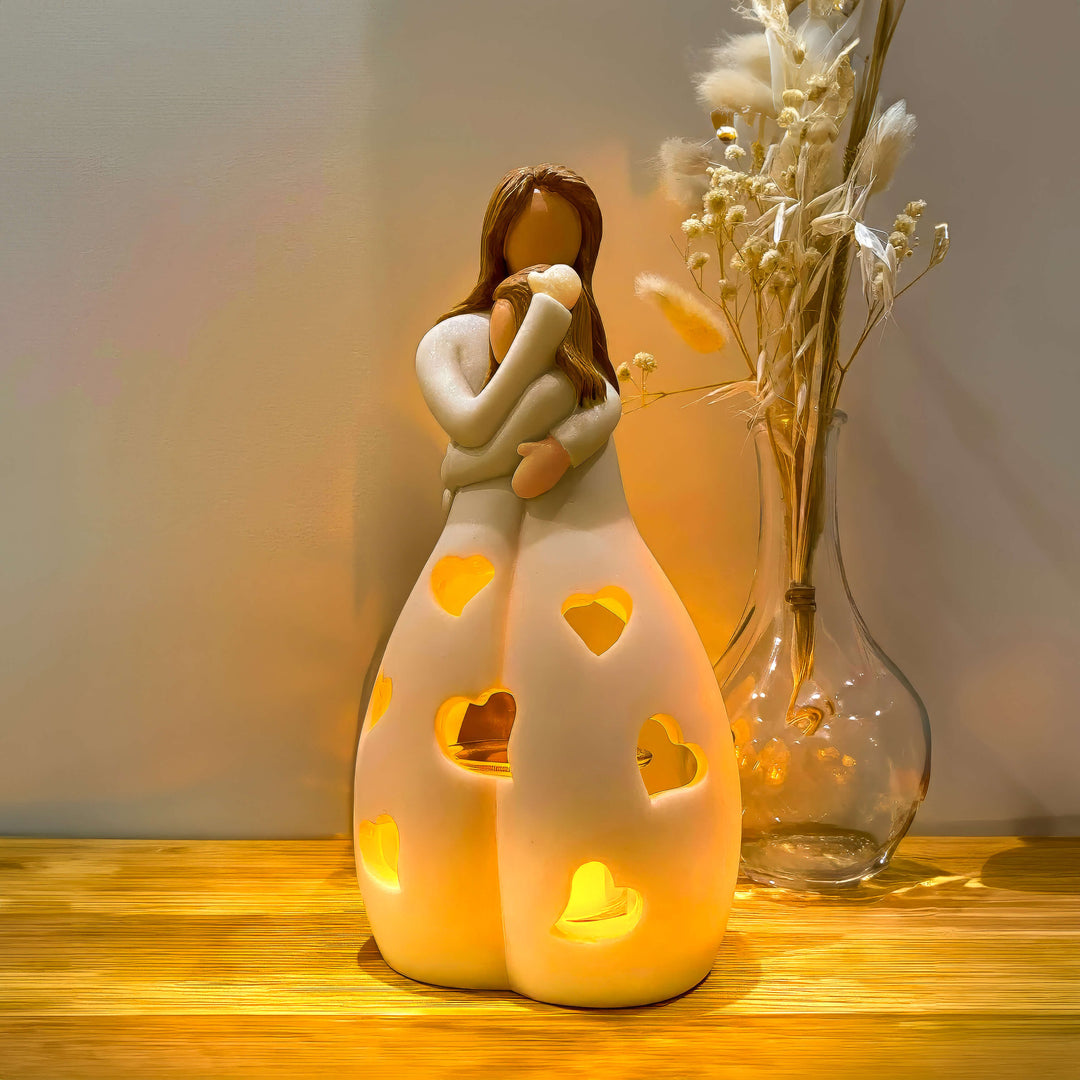 Skanto | Bordlampe Romantisk Harpiks Varm Hjerte Lys