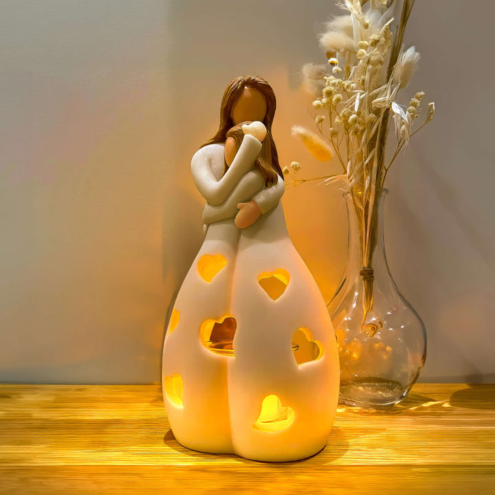 Skanto | Bordlampe Romantisk Harpiks Varm Hjerte Lys
