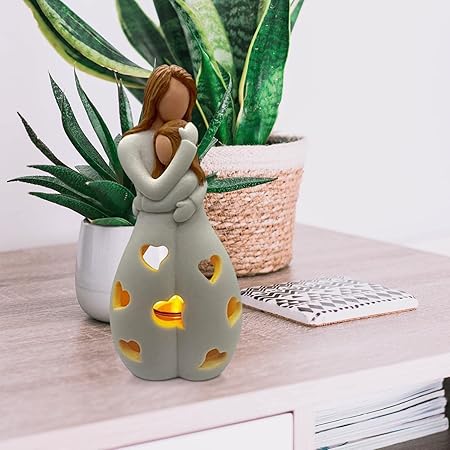 Skanto | Bordlampe Romantisk Harpiks Varm Hjerte Lys
