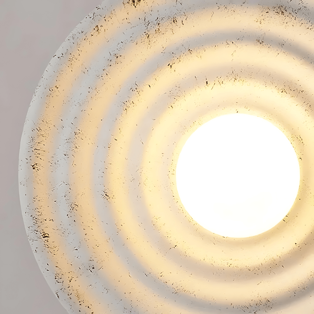 Skanto | Wabi-Sabi Japandi Vegglampe med mykt atmosfærisk lys
