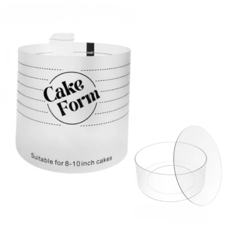 Rund Justerbar Kake Ringform Akril Sirkel Baking Kake Ring | Skanto