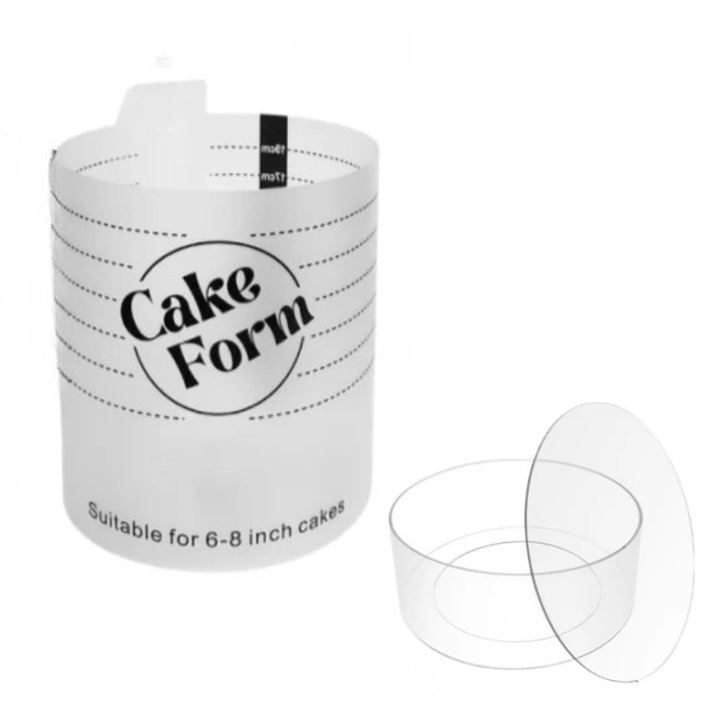 Rund Justerbar Kake Ringform Akril Sirkel Baking Kake Ring | Skanto
