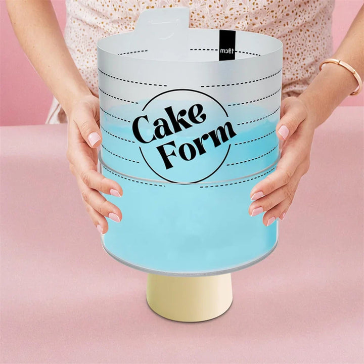 Rund Justerbar Kake Ringform Akril Sirkel Baking Kake Ring | Skanto