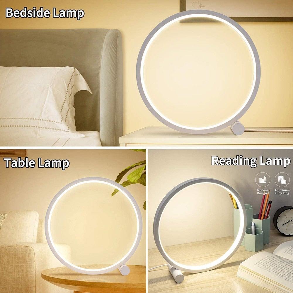 Skanto | Rund Drømlys - Moderne Rund LED Skrivebordslampe