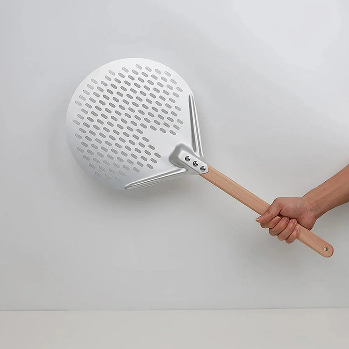 Rund Pizza Vending Spade Pizza Paddle med Trehåndtak Pizza Spade | Skanto