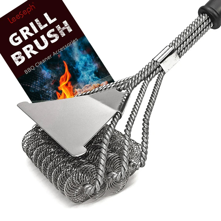 Rustbestandig Rustfritt Stål Børstefri BBQ Grillbørste Renser | Skanto