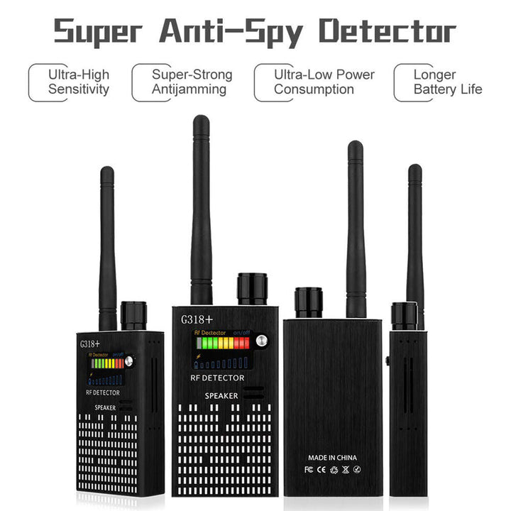 Skanto | Spy Signal Wall Detector, HF Detector, skjult kamera, laserlinse, GSM GPS enhetsfinner