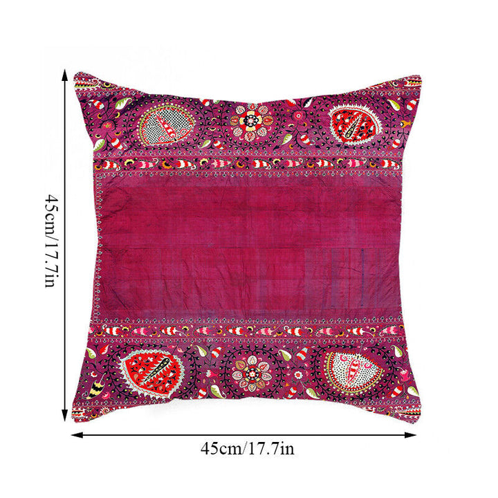 Etnisk Boho Mandala Trykk Lin Kasteputeveske Sofapute Dekorasjon# Skanto
