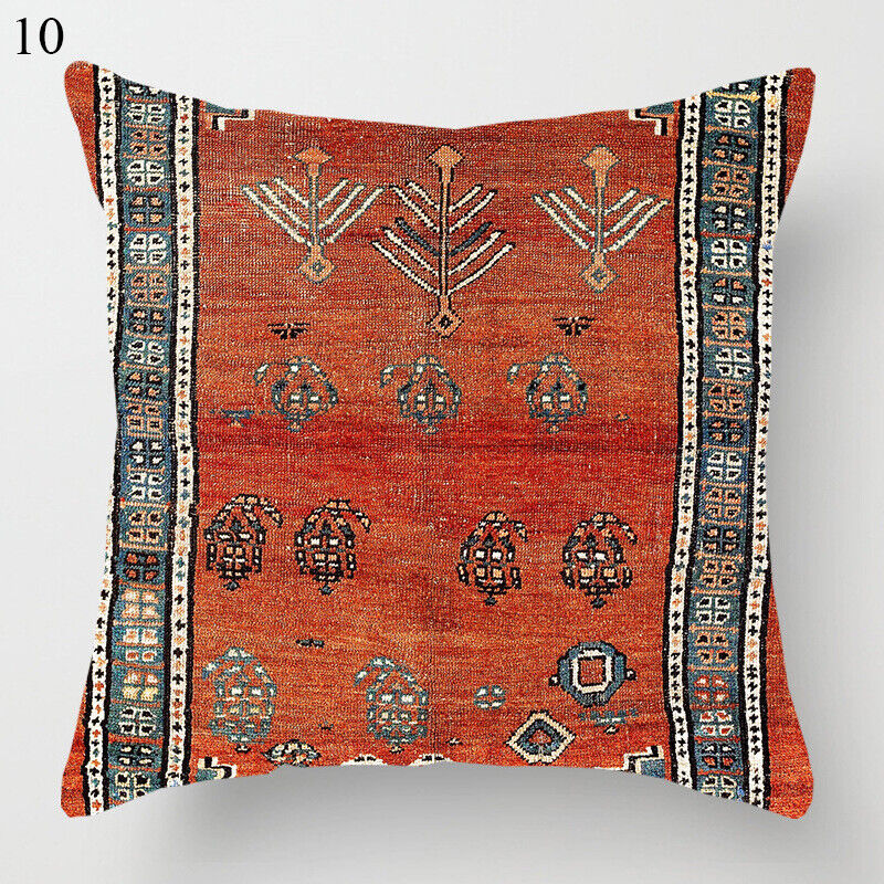 Etnisk Boho Mandala Trykk Lin Kastepute Dekorativ Pute Sofa Pute Hjemmeinnredning # Skanto