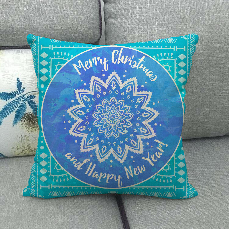 18" Cojines Merry Xmas Sofa Pute Deksel Tilbehør Hjem Sofa Dekor Putehylse Skanto