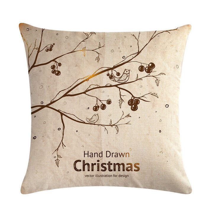 18" Cojines Merry Xmas Sofa Pute Deksel Tilbehør Hjem Sofa Dekor Putehylse Skanto