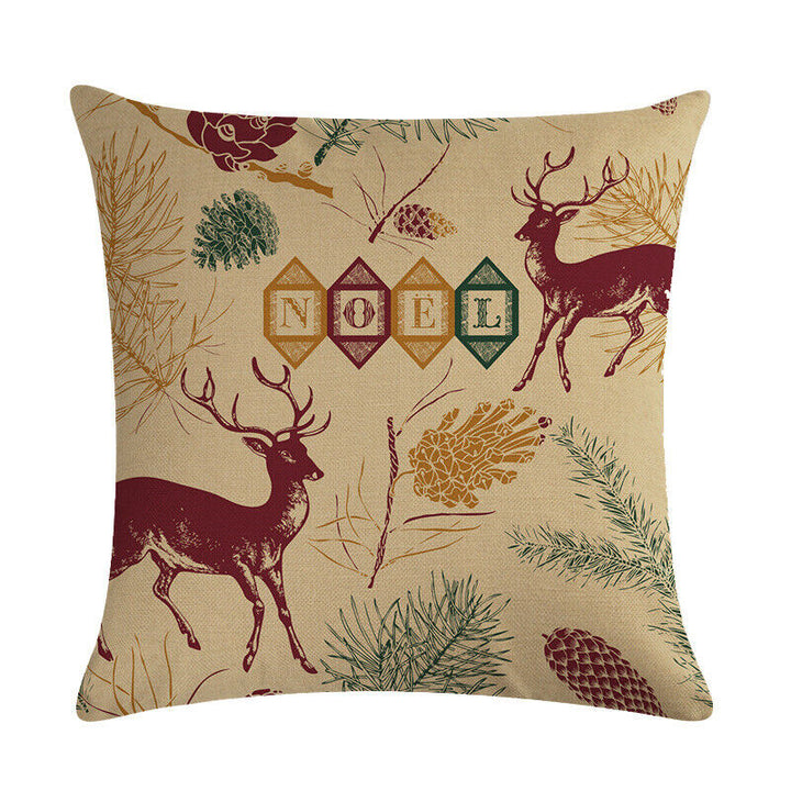 18" Cojines Merry Xmas Sofa Pute Deksel Tilbehør Hjem Sofa Dekor Putehylse Skanto