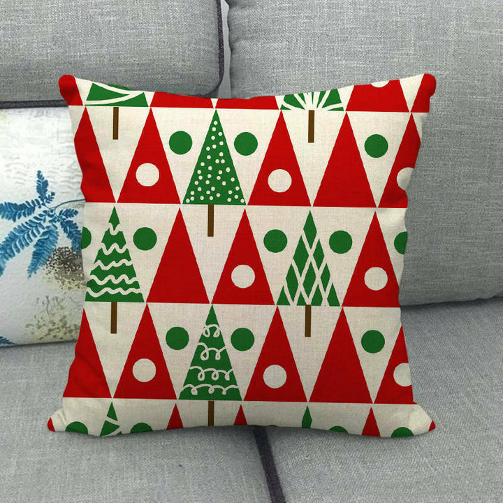 18" Cojines Merry Xmas Sofa Pute Deksel Tilbehør Hjem Sofa Dekor Putehylse Skanto