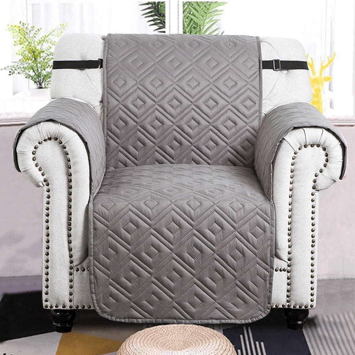 Quilted Sofa Cover Pet Protector Throw Waterproof Sofa Slip Covers 1/2/3 Settee Skanto