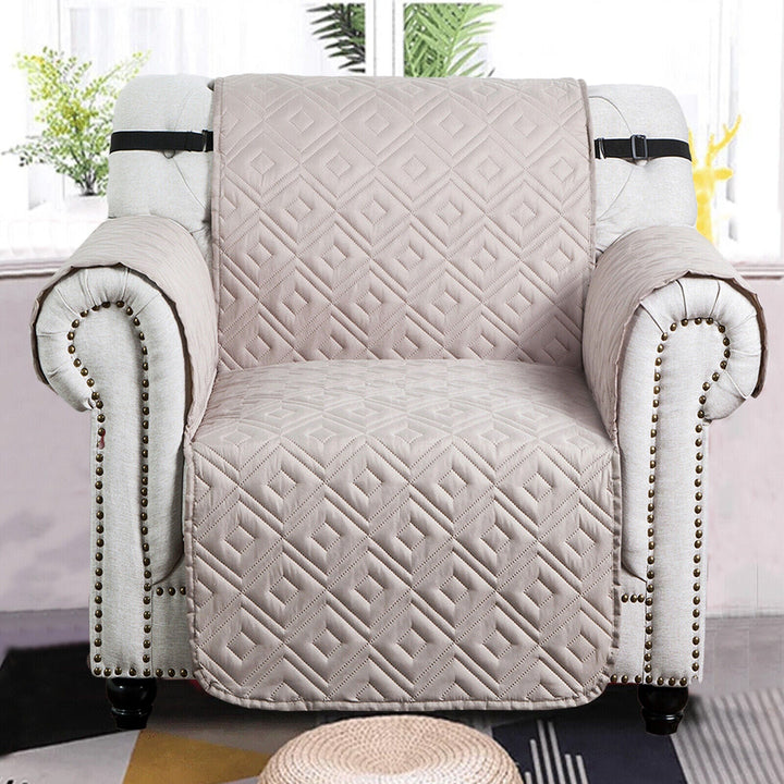 Quilted Sofa Cover Pet Protector Throw Waterproof Sofa Slip Covers 1/2/3 Settee Skanto