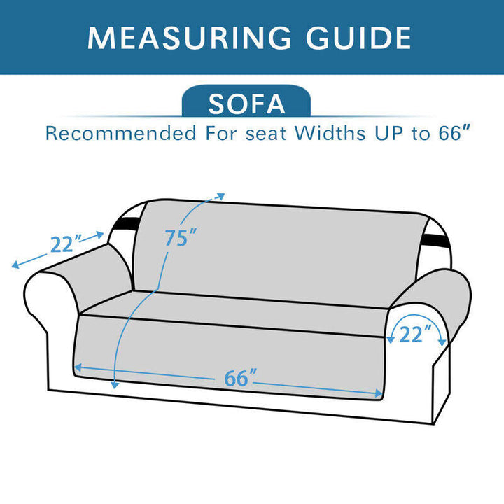 Quilted Sofa Cover Pet Protector Throw Waterproof Sofa Slip Covers 1/2/3 Settee Skanto