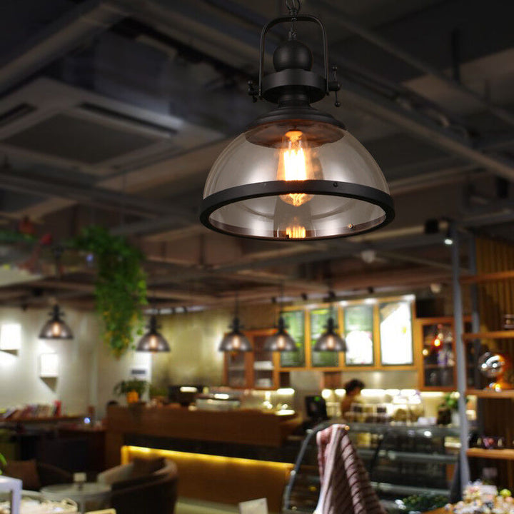 Skanto | Antikk Glass Jern Retro Industriell Kransekage Pendellamper Taklamper