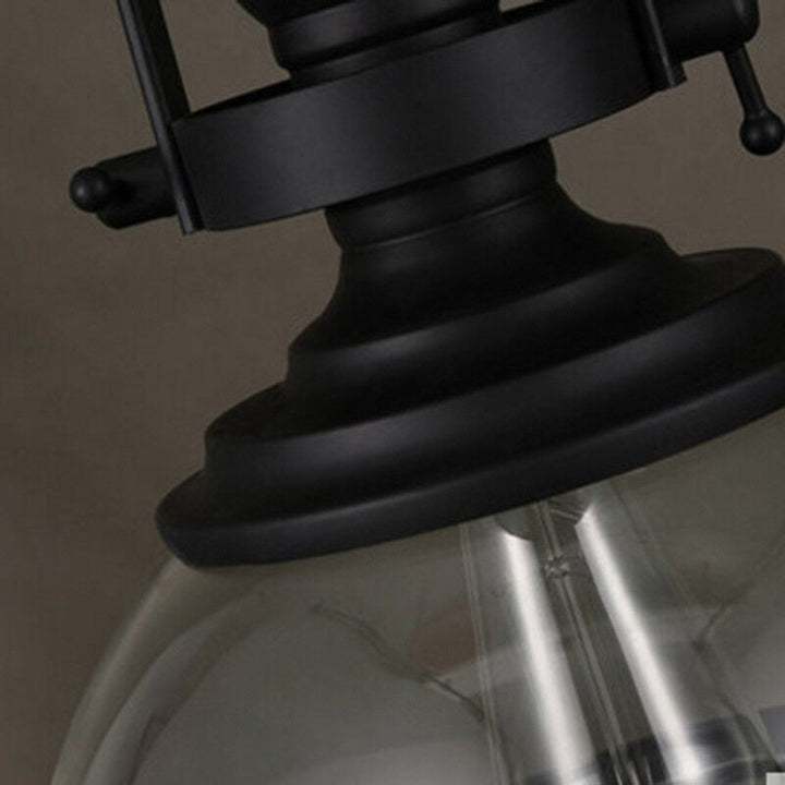 Skanto | Antikk Glass Jern Retro Industriell Kransekage Pendellamper Taklamper