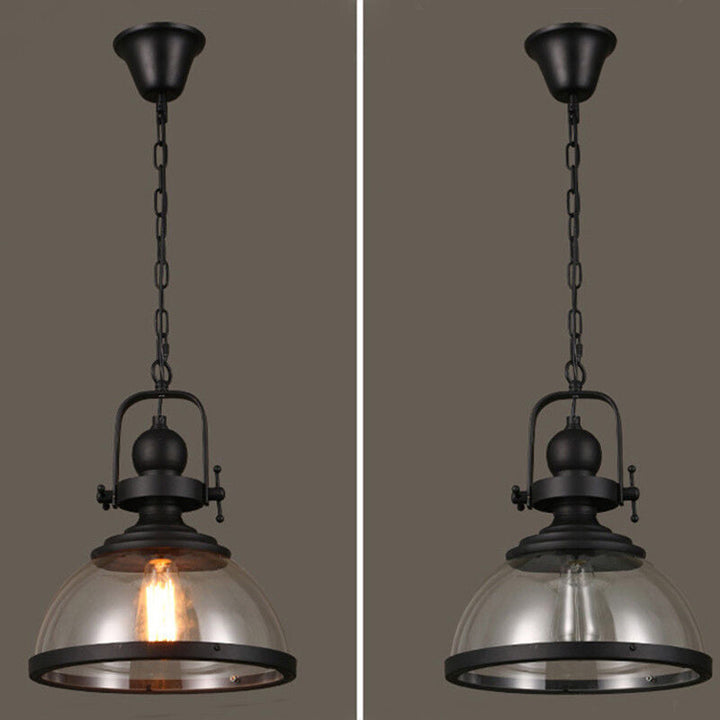 Skanto | Antikk Glass Jern Retro Industriell Kransekage Pendellamper Taklamper