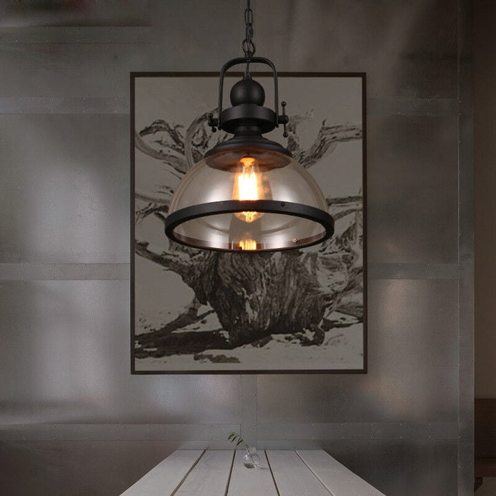 Skanto | Antikk Glass Jern Retro Industriell Kransekage Pendellamper Taklamper